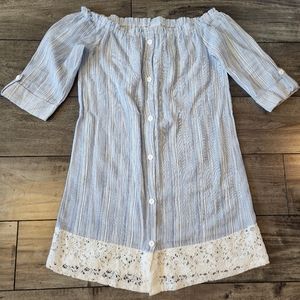 Off shoulder sun dress